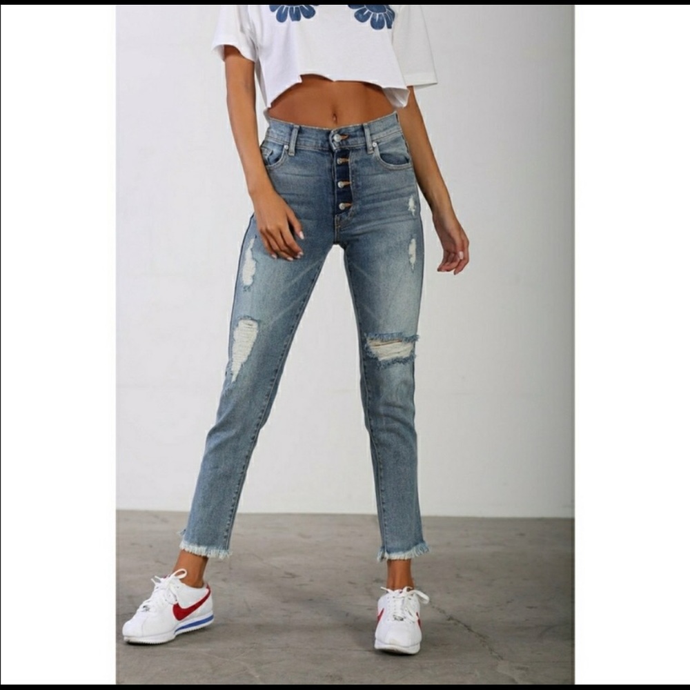 Revice Dream Fit Sweet Monday Wash Jeans Exposed Button Fly